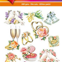 Hearty Crafts Easy 3D Toppers Wedding Day