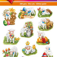 Hearty Crafts Easy 3D Toppers Easter Lambs