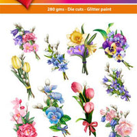 Hearty Crafts Easy 3D Toppers Spring Flowers