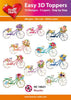 Hearty Crafts Easy 3D Toppers - Bicycles