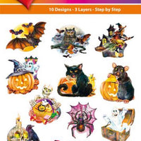 Hearty Crafts Easy 3D Toppers - Halloween