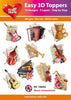 Hearty Crafts Easy 3D Toppers - Music-Instruments