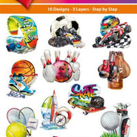Hearty Crafts Easy 3D Toppers - Sports & Hobby 1