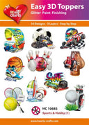 Hearty Crafts Easy 3D Toppers - Sports & Hobby 1