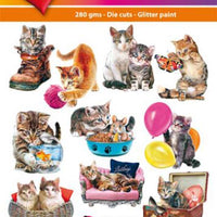 Hearty Crafts Easy 3D Toppers - Cute Cats