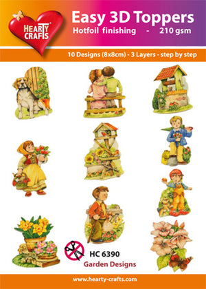 Easy3D Precut Toppers - Garden Designs