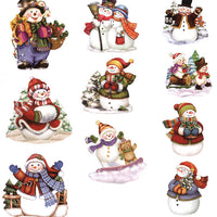 Easy3D Precut Toppers - Snowmen