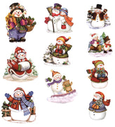 Easy3D Precut Toppers - Snowmen