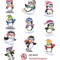 Easy 3-D Topper - Cute Penguins (10)