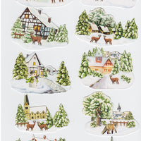 Easy 3-D  Winter Village (10 designs)