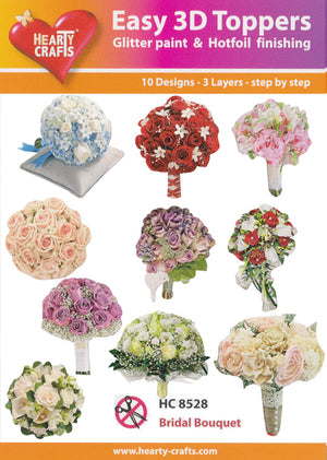 Easy 3-D - Bridal Bouquet (10 different designs)