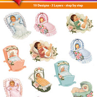 Hearty Crafts Easy 3D Toppers Baby