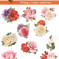 Easy 3D Toppers: Romantic Flowers