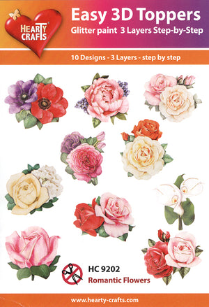 Easy 3D Toppers: Romantic Flowers