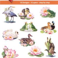 Easy 3D Toppers: Pond Animals & Flowers
