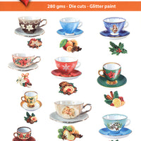 Easy 3D Toppers: Winter Teacups