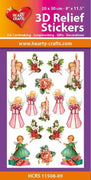 Hearty Crafts 3D Relief Stickers A4 - Little Angels