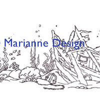 Marianne Design Clear Stamp: Hetty's Border - Underwater