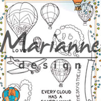 Marianne Design Stamps Hetty's Border: Sky is the Limit