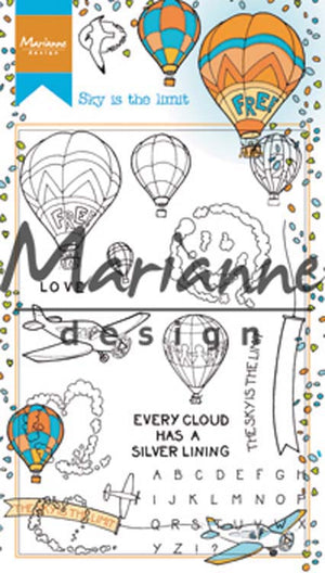 Marianne Design Stamps Hetty's Border: Sky is the Limit