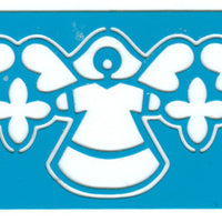 Christmas World Stencil - Angel Border