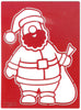 Christmas World Stencil - Santa