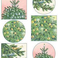 Marianne Design Christmas Trees Cutting Sheet