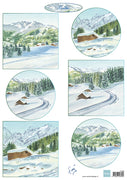 Marianne Design Cutting Sheet Tiny's Winter Landscapes 1