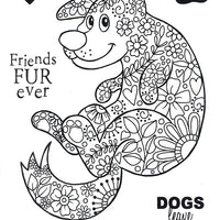 Woodware Clear Stamps - Decorative Dog