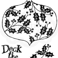 Woodware Clear Stamps - Deck the Halls