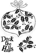 Woodware Clear Stamps - Deck the Halls