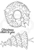 Woodware Clear Stamps - Dotty Wreath
