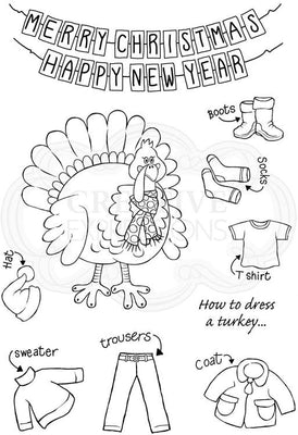 Woodware Clear Stamps - Turkey