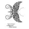 Woodware Clear Stamps - Floral Wings