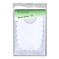 4 Bibs Cards & Envelopes 4x6" - Assorted Colours