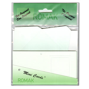 Mini Cards/Gift Tags & Envelopes - Various Colours