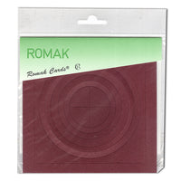 4 Circle Frame Cards 5x5" - Assorted Colours