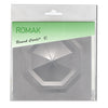 4 Octagon Frame Cards 5x5" - Assorted Colours