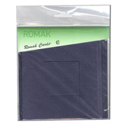 4 Square Folding Cards w Envelopes 5x5" - Assorted Colours