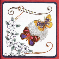 KC Embroidery Pattern - Flower Corner