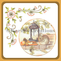 KC Embroidery Pattern - Elegance Floral Sweeping Corner