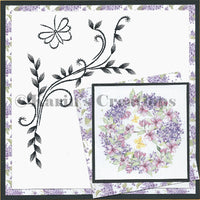 KC Embroidery Pattern - Butterfly Branch