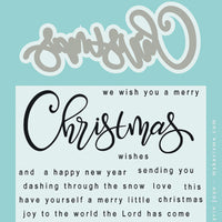 Marianne Design Stamps Christmas Song