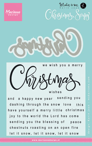 Marianne Design Stamps Christmas Song