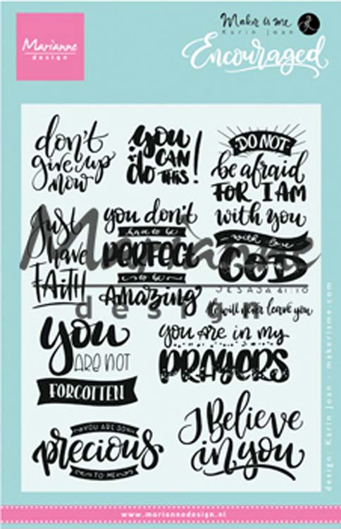 Marianne Design Stamps Encouraged