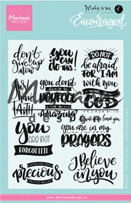 Marianne Design Stamps Encouraged