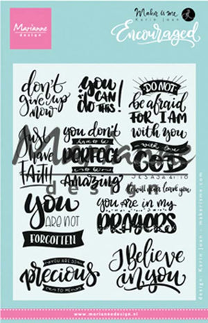 Marianne Design Stamps Encouraged