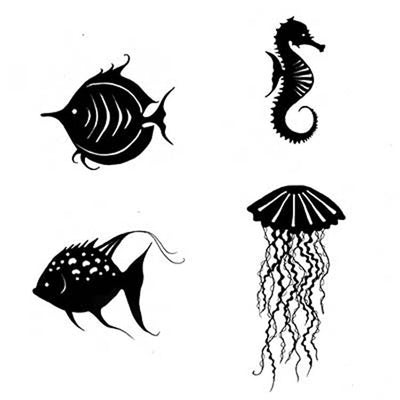 Lavinia Stamps - Sea Creatures