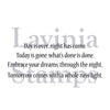 Lavinia Stamps - Embrace your Dreams