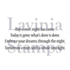 Lavinia Stamps - Embrace your Dreams